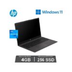 Hp - DUAL CORE - 4GB RAM / 256 GB SSD - ECRAN 15.6 " - NOIR - WINDOWS 11 - SAC OFFERT