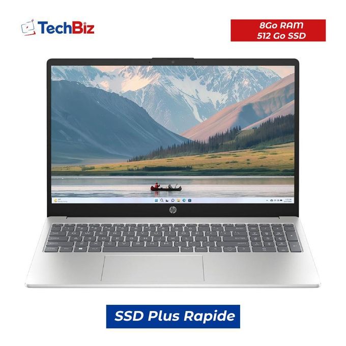 Hp Laptop 15-fd - Intel Core i5-13th - 8GB RAM - 512GB SSD - Écran 15 Pouces - Windows 11