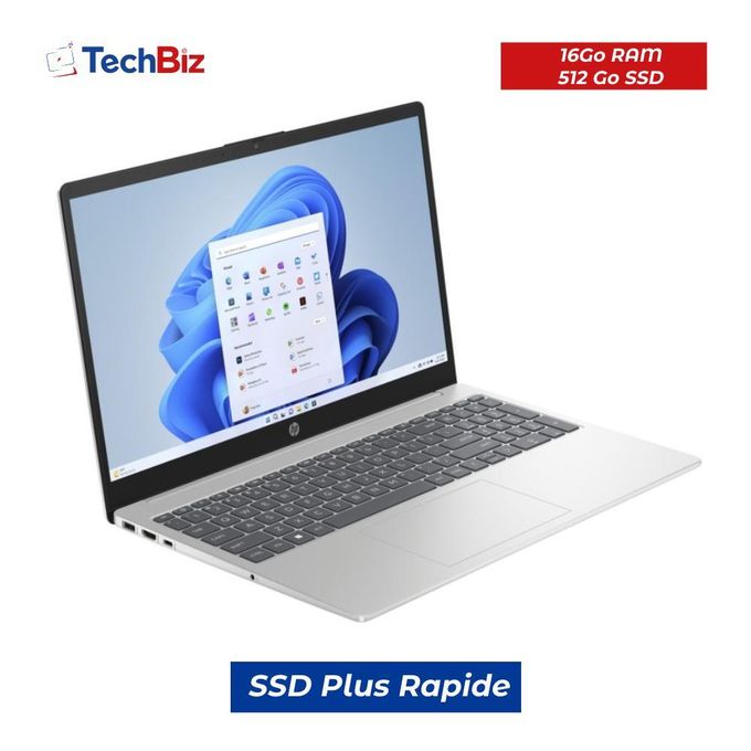Hp Laptop 15-fd0131wm - Intel Core I3-N305 (13th GEN) - 16GB RAM - 512GB SSD - Écran 15 Pouces - Windows 11 - Garantie 12 Mois Hp Laptop 15-fd0131wm - Intel Core I3-N305 (13th GEN) - 16GB RAM - 512GB SSD - Écran 15 Pouces - Windows 11 - Garantie 12 Mois