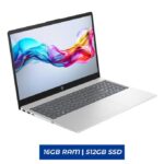 Hp Laptop 15-fd0xx - Intel Core i3-N305 (13th GEN) - 16GB RAM - 512GB SSD - Écran 15 Pouces - Empreinte - Windows 11 - Garantie 12 Mois