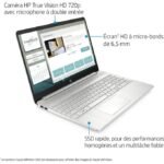 Hp Laptop 15s-fq-Clavier Rétro-éclairé-12e Gen-Intel®Core™i3-1215U-8Go Ram- 512Go SSD-Ecran 15,6''FHD- Win 11pro+ Pack Office 21