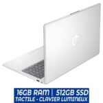 Hp Notebook 15-fd00 - Intel Core i5-1334U - 16GB RAM - 512GB SSD - Écran 15 pouces Tactile - Clavier lumineux - Windows 11 - Garantie 12 mois