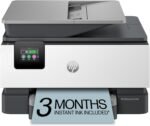 HP OfficeJet Pro 9125e Wireless All-in-One Color Inkjet Printer, Print, scan, copy, fax, ADF, Duplex printing best-for-office, 3 month Instant Ink trial included, AI-enabled...