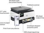 HP OfficeJet Pro 9125e Wireless All-in-One Color Inkjet Printer, Print, scan, copy, fax, ADF, Duplex printing best-for-office, 3 month Instant Ink trial included, AI-enabled...