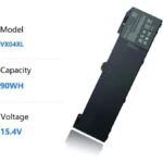 Hp VX04XL Batterie Compatible Zbook 15 G5 Zbook 15 G6 HSTNN-IB8F HSN-Q13C L05766-855 L05766-850 L06302-1C1 15.4V 90Wh - NOIR
