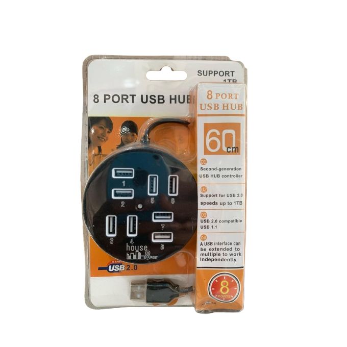 Hub 8 PORT USB 60 CM USB