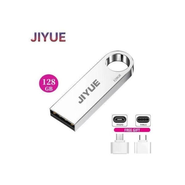 JIYUE JIYUE Flash Drive 3.0 128GB Metal OTG Micro USB Type-C