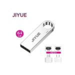 JIYUE JIYUE Flash Drive 3.0 64GB Metal OTG Micro USB Type-C