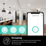Kasa Smart Light Switch HS200P3, Single Pole, Needs Neutral Wire, 2.4GHz Wi-Fi Light Switch Compatible with Alexa and Google Home, UL Certified, No Hub Required, 3 Count -Pack...