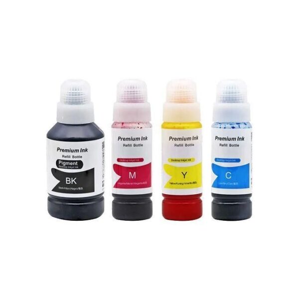 Kit Recharge d'encre Compatible Epson L3150 - L3250 103 Noir (127ML) et Couleurs (70ML X3)