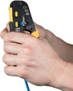 Klein Tools 80072 RJ45 Cable Tester Kit with LAN Scout Jr. 2, Coax Crimper / Stripper / Cutter Tool and 50-Pack Pass-Thru Modular Data Plugs