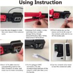 LEATBUY Network Crimp Tool Kit for RJ45/RJ11/RJ12/CAT5/CAT6/Cat5e/8P, Professional Crimper Connector Stripper Cutter, Computer Maintenance Lan Cable Pliers Tester Soldering Iron...