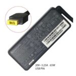 Lenovo CHARGEUR 65W 20V 3.25A USB PIN 155.20 x 75.40 x 31.10mm - NOIR