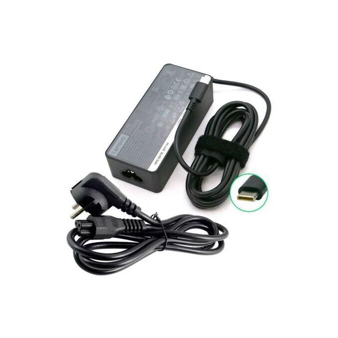 Lenovo CHARGEUR ORDINATEUR PORTABLE TYPE-C + CABLE D'ALIMENTATION
