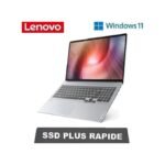 Lenovo LENOVO IDEAPAD 1 – DUAL CORE – WIN 11 – PACK OFFICE – RAM 8 GO – SSD 256 GO – 15,6 » FHD – SAC OFFERT - 12 MOIS GARANTIE