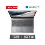 Lenovo LENOVO IDEAPAD 1 – WINDOWS 11 – PACK OFFICE - DUAL CORE – RAM 8Go – 256 SSD – Ecran 15,6 » GRIS – Souris Offert - Garantie 12 Mois