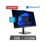 Lenovo V100 tout-en-un Intel® Core™ i3-N305, disque 512 Go SSD PCIe, 8 Go de RAM DDR4-3200, écran 23,8'' FHD, Windows 11