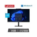 Lenovo V100 tout-en-un Intel® Core™ i3-N305, disque 512 Go SSD PCIe, 8 Go de RAM DDR4-3200, écran 23,8'' FHD, Windows 11
