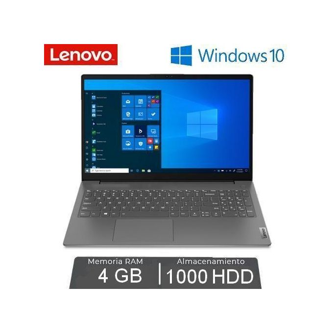 Lenovo V15 IGL - Dual Core - 4GB RAM / 1000 GB HDD - ECRAN 15.6" - WINDOWS 10 - IRON GREY