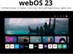 LG 32" inch Smart TV (2025) LR600 32" Class HD HDR10 LR60 Series webOS 23 Bluetooth α5 AI Processor Gen6 + Wall Mount (Renewed)