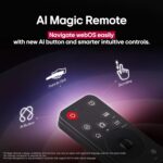 LG 75-Inch Class QNED AI 4K QNED82A Series Smart TV w/AI Sound, HDR10, 4K Super Upscaling, Filmmaker Mode, Wow Orchestra, Alexa Built-in (75QNED82AUA, 2025)