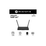 MikroTik Routeur hAP ax³ – Routeur Wi-Fi 6 ultra-puissant