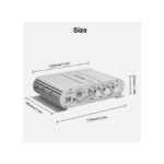 Mini Amplificateur Hi-Fi Numérique 2.1CH Subwoofer Audio Stéréo