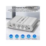 Mini Amplificateur Hi-Fi Numérique 2.1CH Subwoofer Audio Stéréo