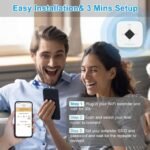 Mini Répéteur WiFi 300Mbps 2.4GHz,amplificateur De Signal WiFi,extension De Réseau Sans Fil,booster