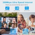 Mini Répéteur WiFi 300Mbps 2.4GHz,amplificateur De Signal WiFi,extension De Réseau Sans Fil,booster