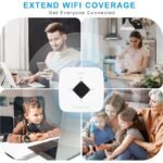 Mini Répéteur WiFi 300Mbps 2.4GHz,amplificateur De Signal WiFi,extension De Réseau Sans Fil,booster