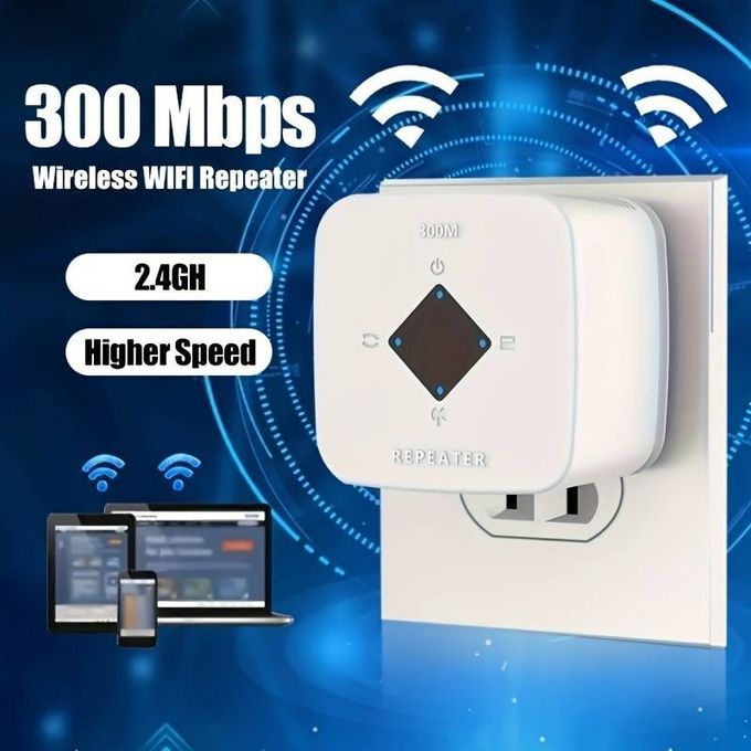 Mini Répéteur WiFi 300Mbps 2.4GHz,amplificateur De Signal WiFi,extension De Réseau Sans Fil,booster