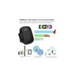 Mini Répéteur Wifi 300Mbps - Noir