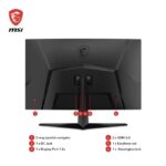 Msi ECRANS GAMER 27 POUCES INCURVÉ 250 HZ 1ms RGB