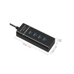 Multi HUB Splitter D'extension USB 3.0 à Haute Vitesse 4 Ports USB 3.0