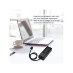 Multi HUB Splitter D'extension USB 3.0 à Haute Vitesse 4 Ports USB 3.0-Blanc