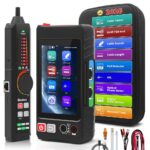 Multifunction RJ45 Network Caber Tester, UTP Cable Tester Ethernet Cable Tracer, 4" IPS Touch Screen Support Network Tools, Digital Multi-Meter, VFL,OPM, POE++ Detect,RJ45 TDR,...