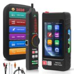 Multifunction RJ45 Network Caber Tester, UTP Cable Tester Ethernet Cable Tracer, 4" IPS Touch Screen Support Network Tools, Digital Multi-Meter, VFL,OPM, POE++ Detect,RJ45 TDR,...