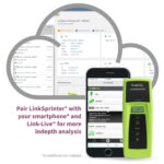NetAlly LSPRNTR-300 LinkSprinter 300 Network Tester with WiFi and Distance to Cable Fault Indication, w/WiFi & Distance to Cable Fault Indication