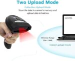 NETUM Bluetooth Barcode Scanner, Compatible with 2.4G Wireless & Bluetooth Function & Wired Connection, Connect Smart Phone, Tablet, PC, CCD Bar Code Reader Work with Windows,...