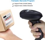 NETUM Bluetooth Barcode Scanner, Compatible with 2.4G Wireless & Bluetooth Function & Wired Connection, Connect Smart Phone, Tablet, PC, CCD Bar Code Reader Work with Windows,...