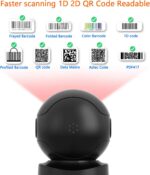 NetumScan Automatic Omnidirectional Desktop Barcode Scanner, Hands-Free USB Wired QR Barcode Reader, 1D 2D Bar Code Image Sensing for Warehouse, Supermarket, Retail Store,...