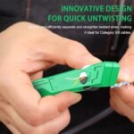Network Cable Untwist Tool â€“ Wire Straightener & Stripper for Category 5/6 Cables, Twisted Wire Separator, for Engineers