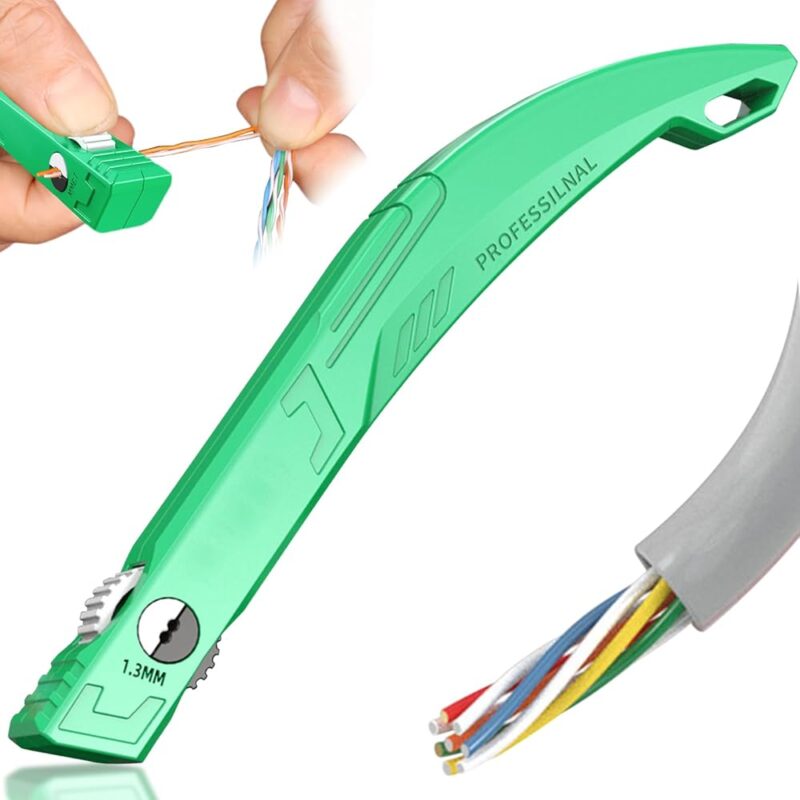 Network Cable Untwist Tool â€“ Wire Straightener & Stripper for Category 5/6 Cables, Twisted Wire Separator, for Engineers