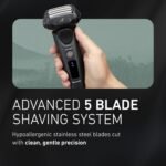 Panasonic ARC5 Electric Razor for Men with Pop-Up Trimmer, Wet/Dry 5-Blade Shaver, Men's Electric Razors for Shaving Face with Intelligent Shave Sensor and 16D Pivoting Head,...