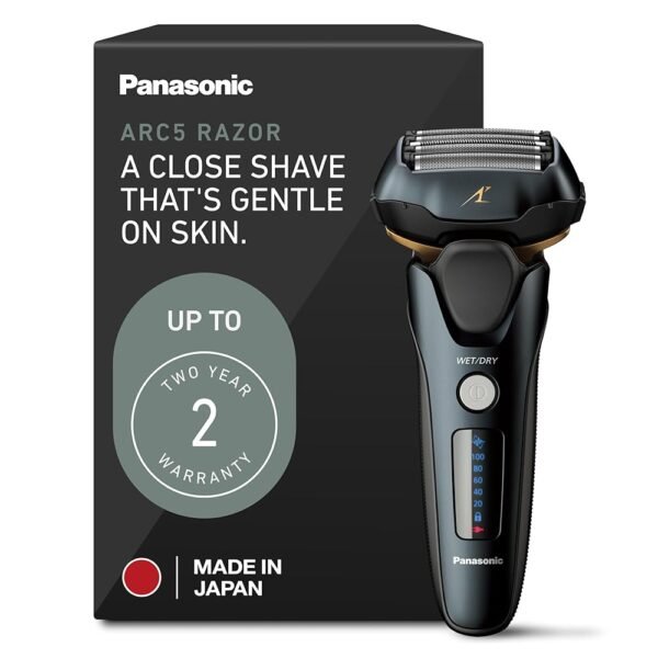 Panasonic ARC5 Electric Razor for Men with Pop-Up Trimmer, Wet/Dry 5-Blade Shaver, Men's Electric Razors for Shaving Face with Intelligent Shave Sensor and 16D Pivoting Head,...