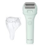 Panasonic Electric Bikini Trimmer, Women's Waterproof, Full-Body Cordless Electric Razors for Women with Bikini Attachments, 3 Hypoallergenic Blades, for Travel, Shower and...