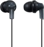 Panasonic ErgoFit Wired Earbuds, 3.5mm Jack In-Ear Headphones Wired with Dynamic Crystal-Clear Sound and Ultra Soft Ergonomic Custom-Fit Earpieces (S/M/L), for Phones and...