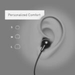 Panasonic ErgoFit Wired Earbuds, 3.5mm Jack In-Ear Headphones Wired with Dynamic Crystal-Clear Sound and Ultra Soft Ergonomic Custom-Fit Earpieces (S/M/L), for Phones and...