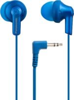 Panasonic ErgoFit Wired Earbuds, 3.5mm Jack In-Ear Headphones Wired with Dynamic Crystal-Clear Sound and Ultra Soft Ergonomic Custom-Fit Earpieces (S/M/L), for Phones and...